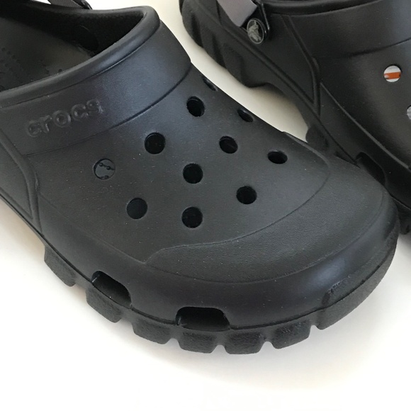 CROCS Clogs Off-road Sport Clog Black Men’s Size 10 Women’s Size 12 NWOT - Picture 4 of 16